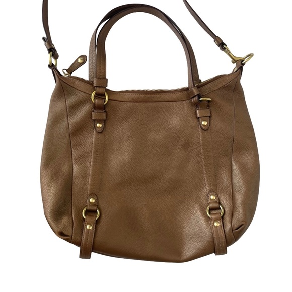 Coach Bag in Bronze Leather - Picture 3 of 9